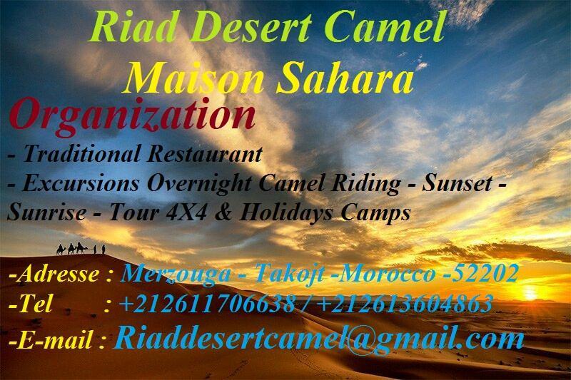 Riad Desert Camel Мерзуга Экстерьер фото